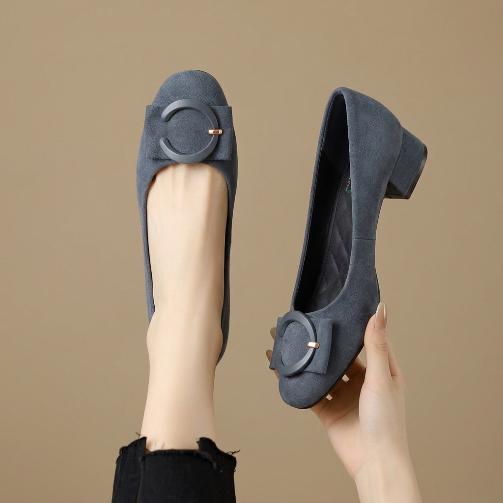 Elisé Wildleder Ballerinas