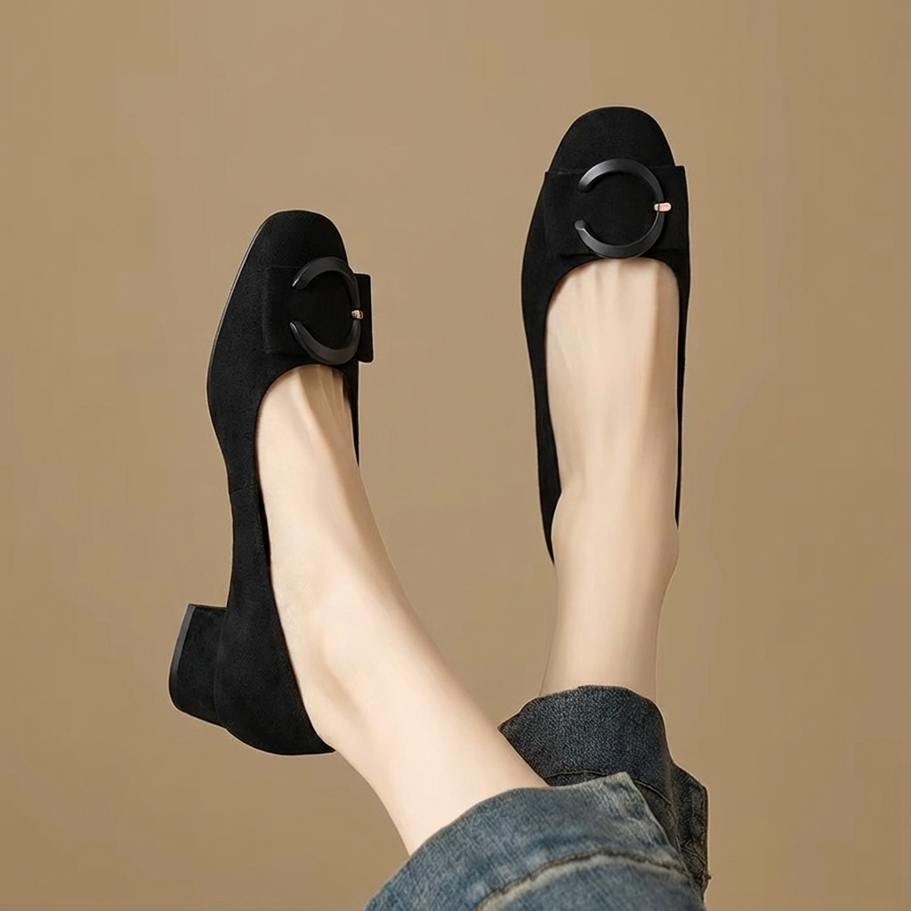Elisé Wildleder Ballerinas