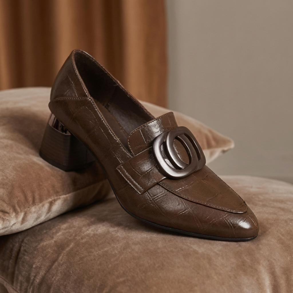 Valora Leder Loafer Absätze