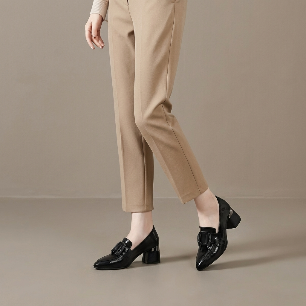 Valora Leder Loafer Absätze