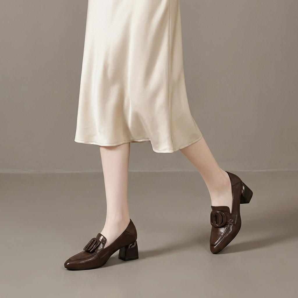 Valora Leder Loafer Absätze