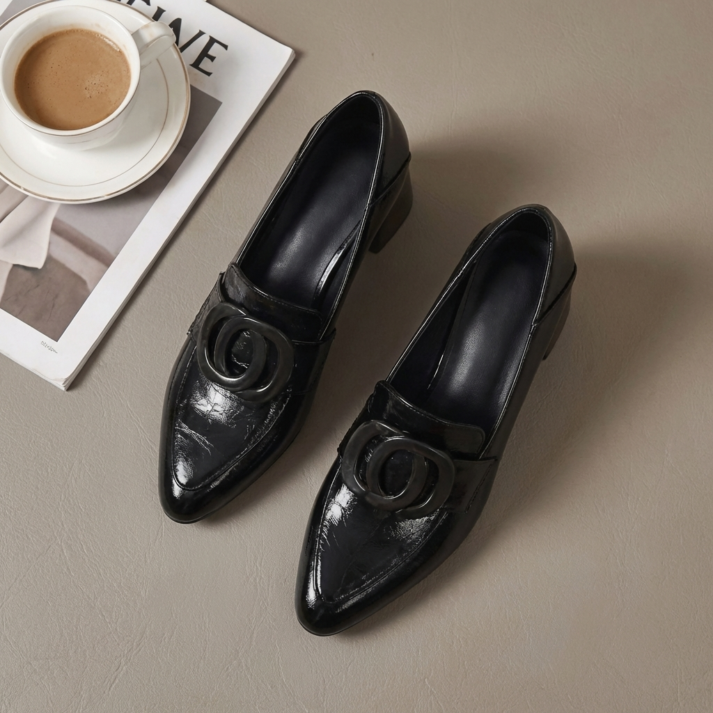 Valora Leder Loafer Absätze