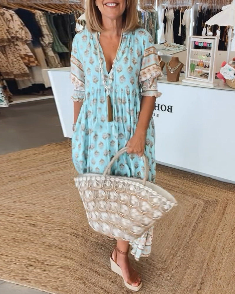 Jhasmine | Kleid mit langen Ärmeln