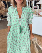 Jhasmine | Kleid mit langen Ärmeln