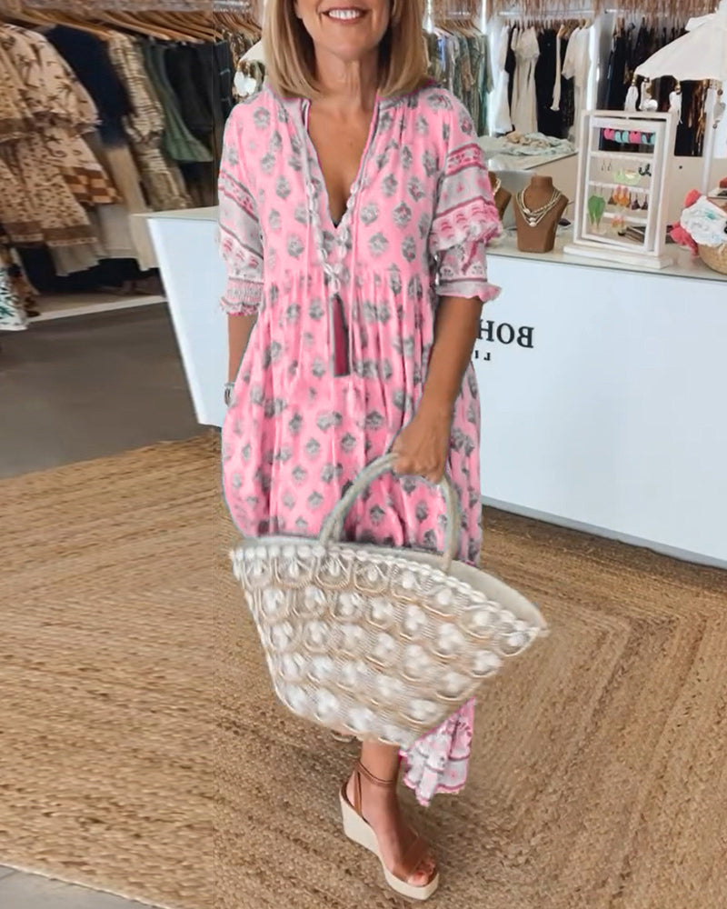 Jhasmine | Kleid mit langen Ärmeln