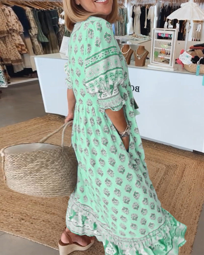 Jhasmine | Kleid mit langen Ärmeln