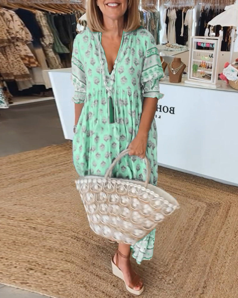 Jhasmine | Kleid mit langen Ärmeln