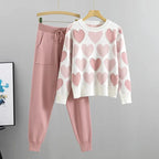 Salome – Schickes Herzmuster Zweiteiliges Set