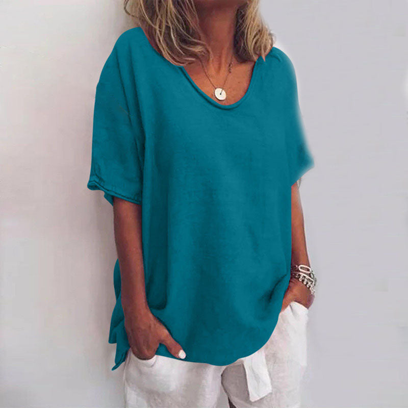 Irene | Weiches Drapiertes Alltagsoberteil