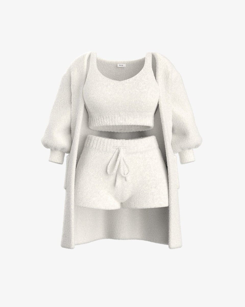 Tallulah – Bouclé Strick Pyjama Set