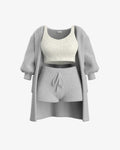 Tallulah – Bouclé Strick Pyjama Set