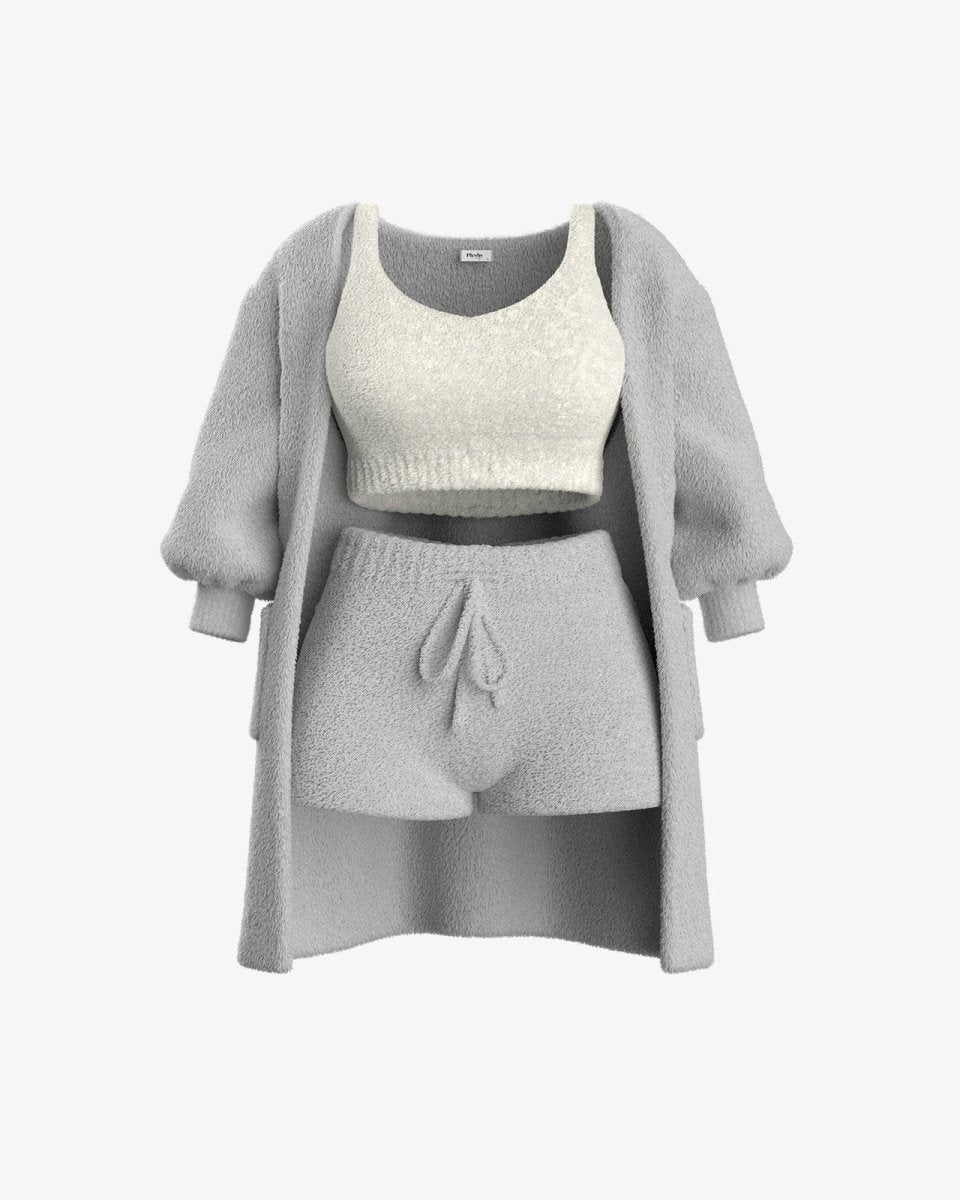 Tallulah – Bouclé Strick Pyjama Set