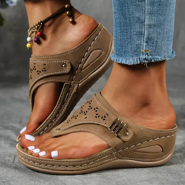 Mila | Bunte Komfortsandalen