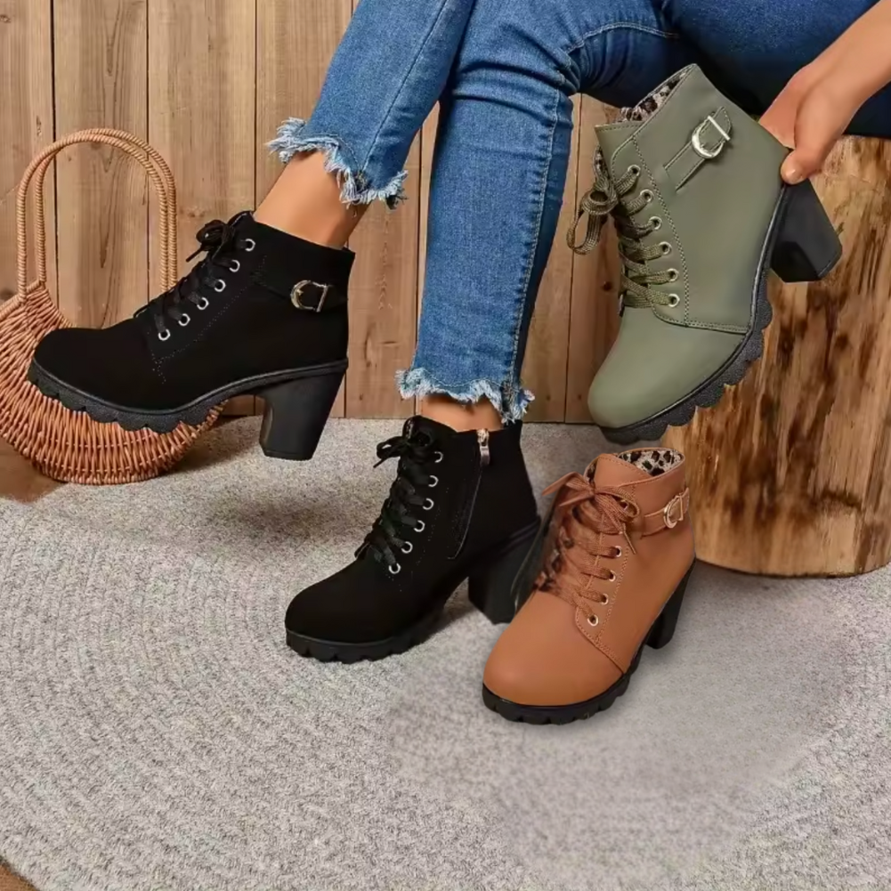 Lorena™| Ankle Boots in Lederoptik | Premium Edition