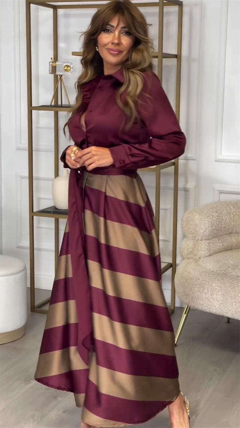 Maxikleid Gestreift