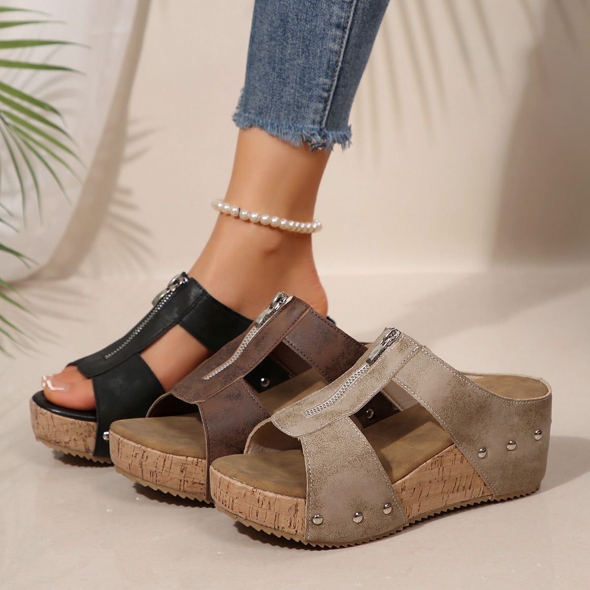Kiara | Stylische Keil Sandalen