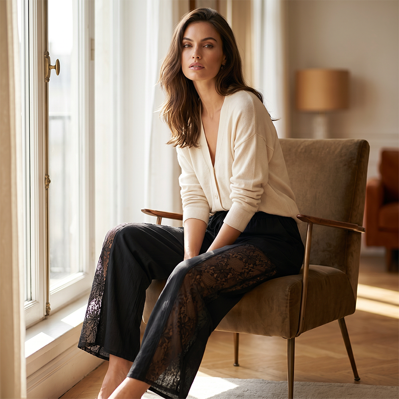 Elena | Elegante Spitzenhose