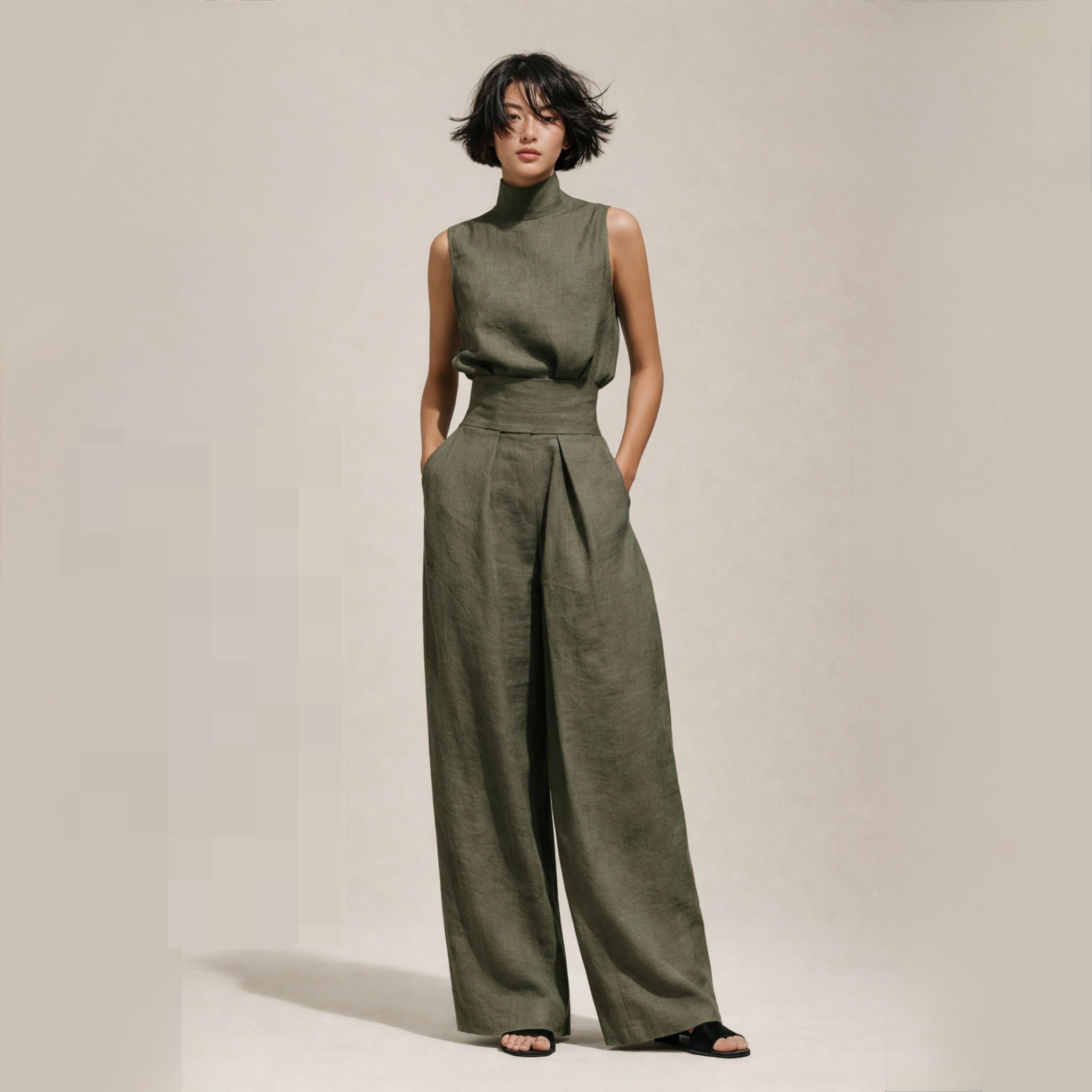 Elisa | Eleganter Jumpsuit mit Hoher Taille