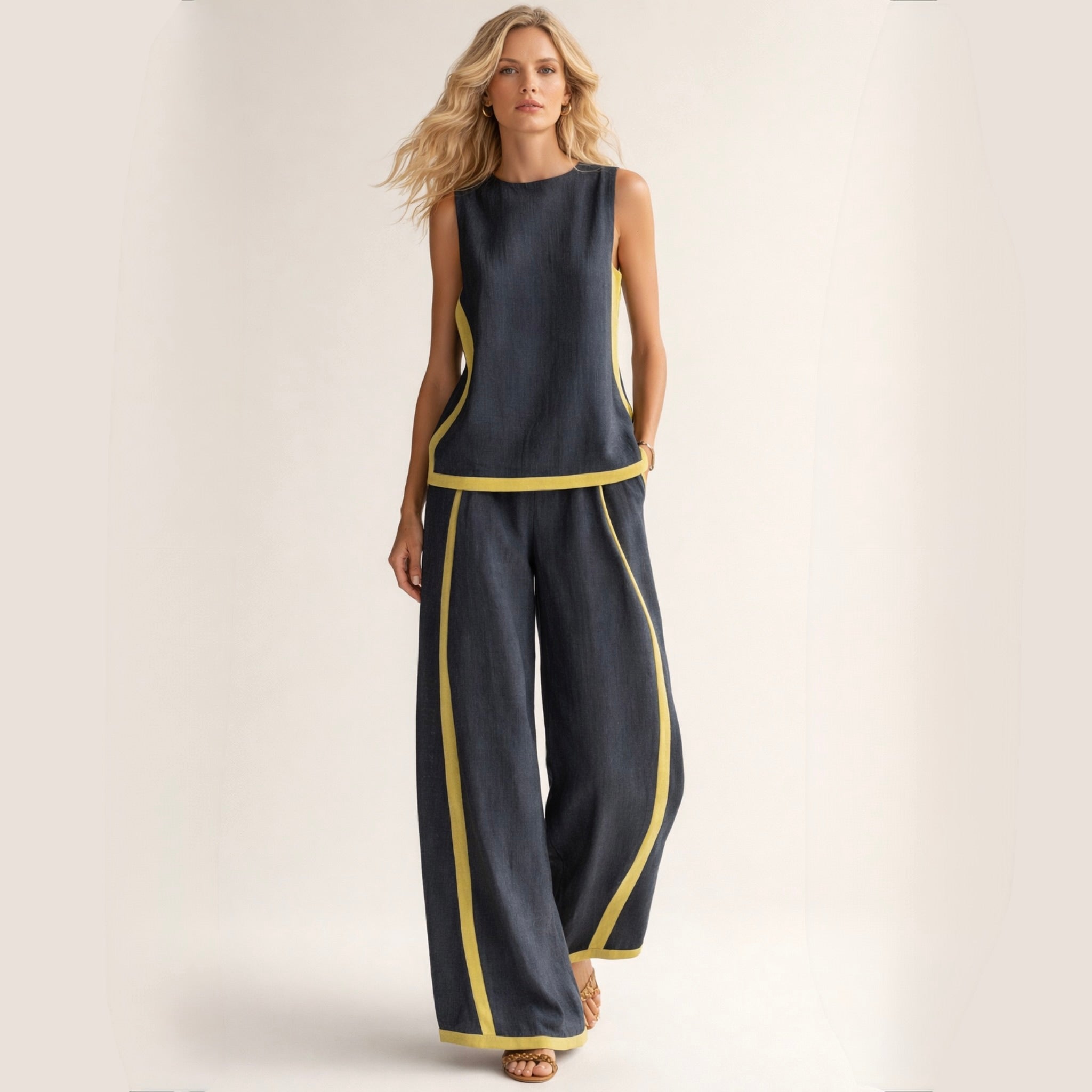 Sophie | Elegantes Set Mit Weiten Beinen