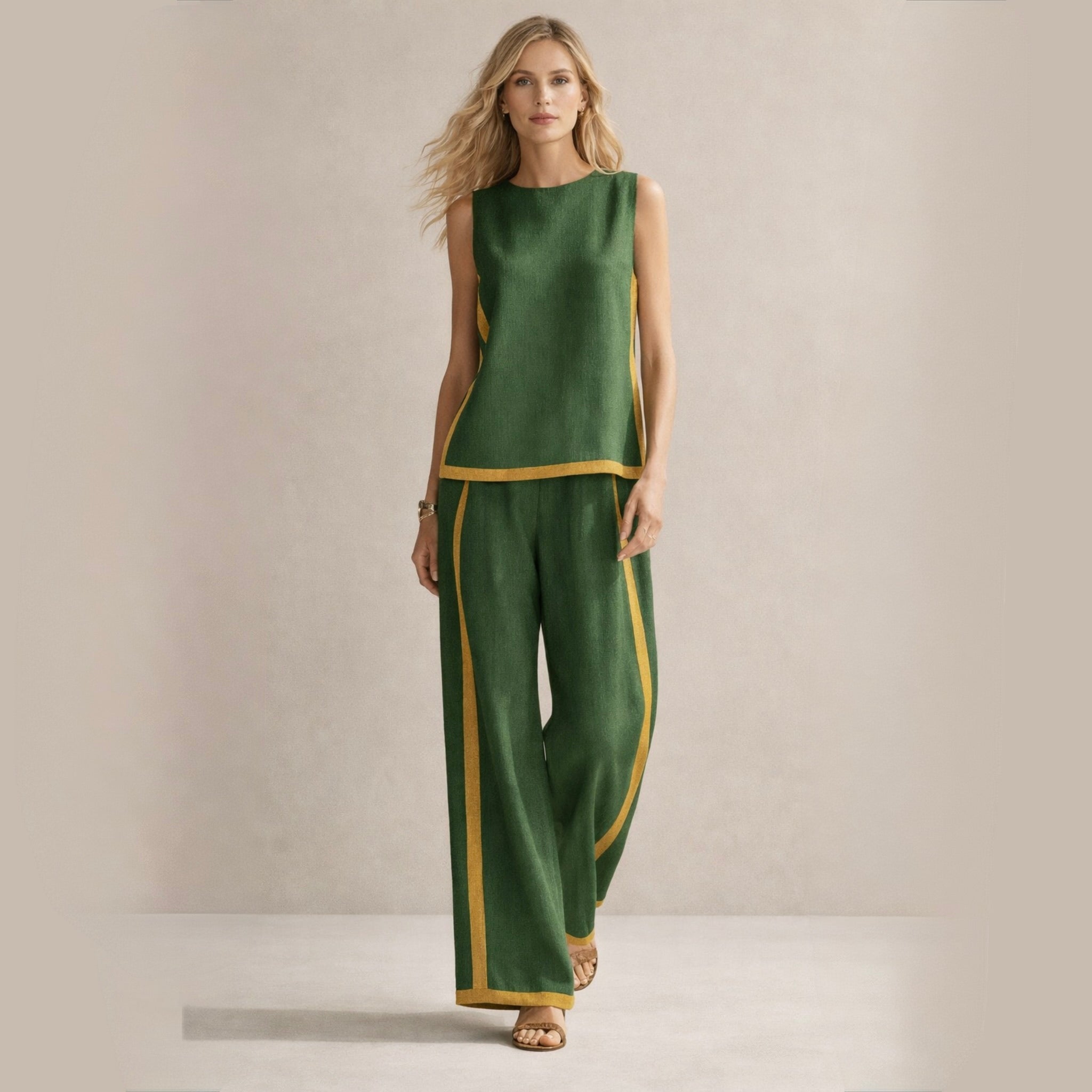Sophie | Elegantes Set Mit Weiten Beinen