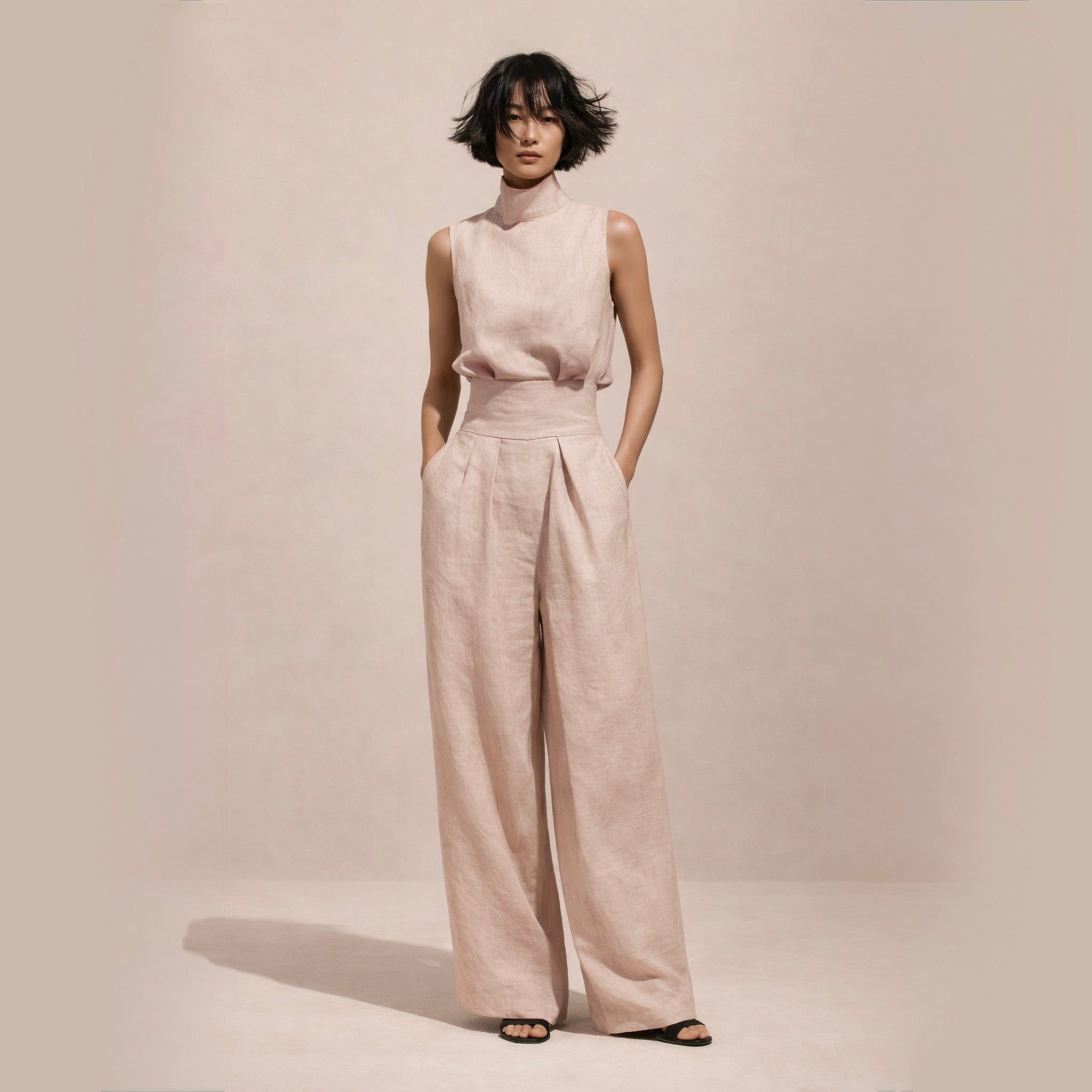 Elisa | Eleganter Jumpsuit mit Hoher Taille