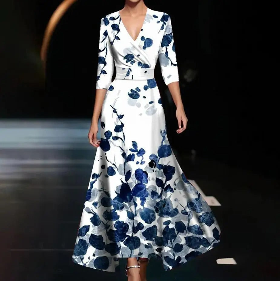 Chic Kleid mit Floral Druck