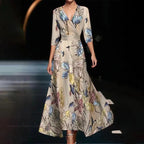 Emmily | Kleid mit mittellangen Ärmeln