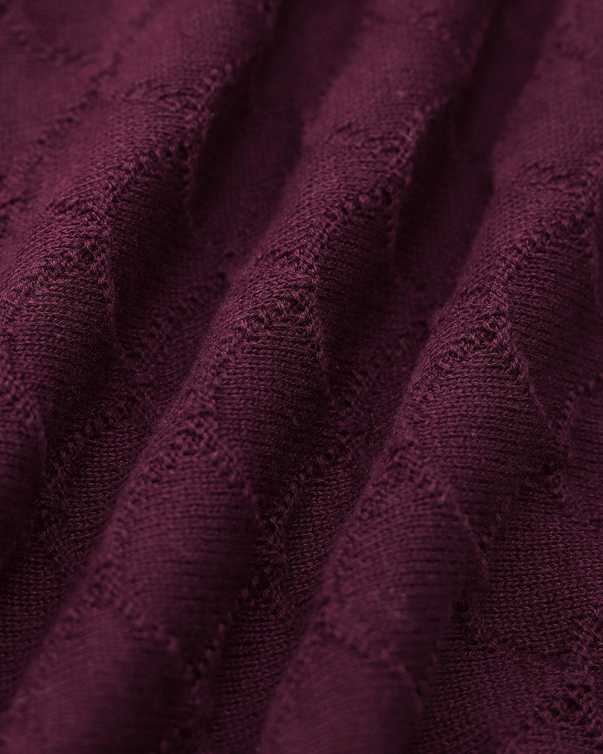 Knitted Tee with Purple Pearl Buttons