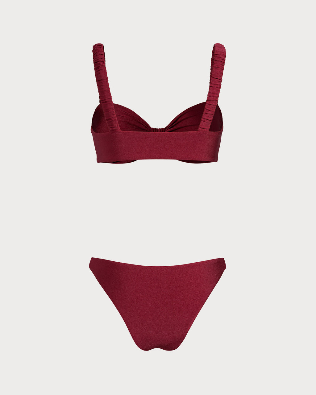 Crimson Bralette Bikini Sets