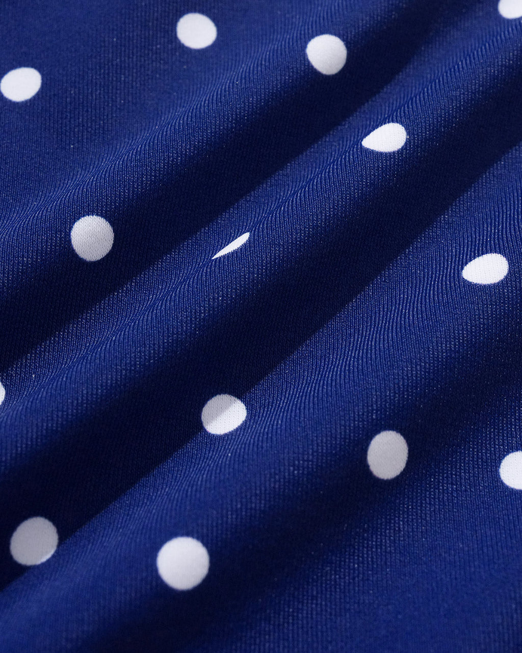 Blue Polka Dot Bralette Bikini Set