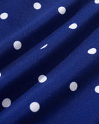 Blue Polka Dot Bralette Bikini Set