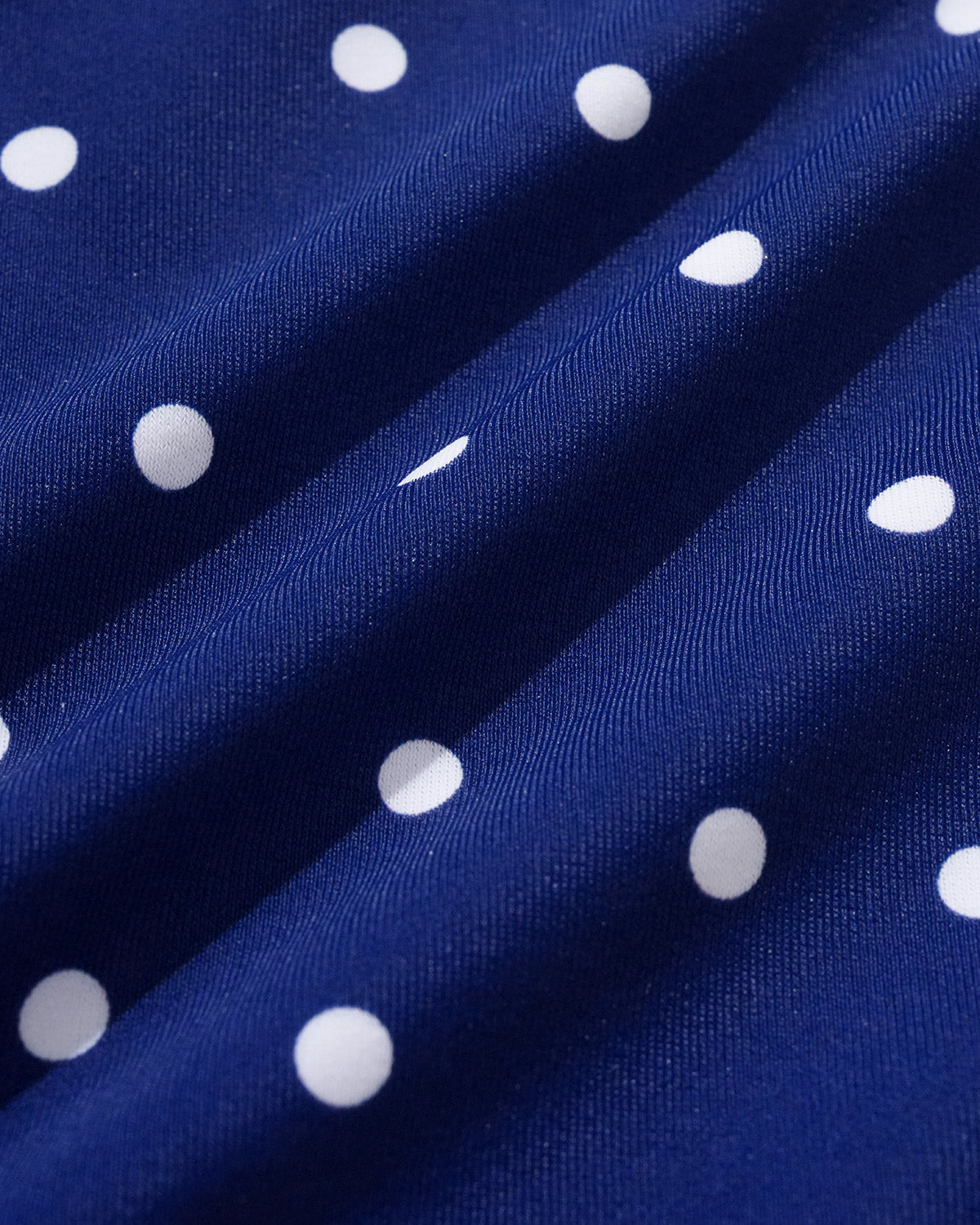 Blue Polka Dot Bralette Bikini Set