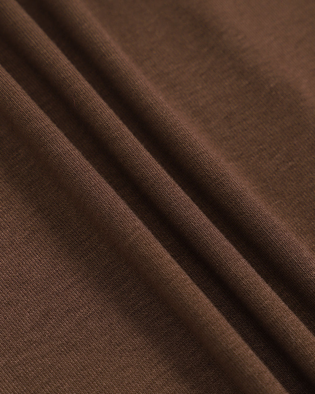 Women's Ruched Knit Midi Dress in Coffee