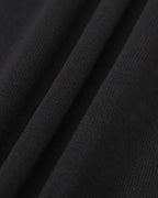 Black Long Sleeve Mini Dress with Contrasting Details