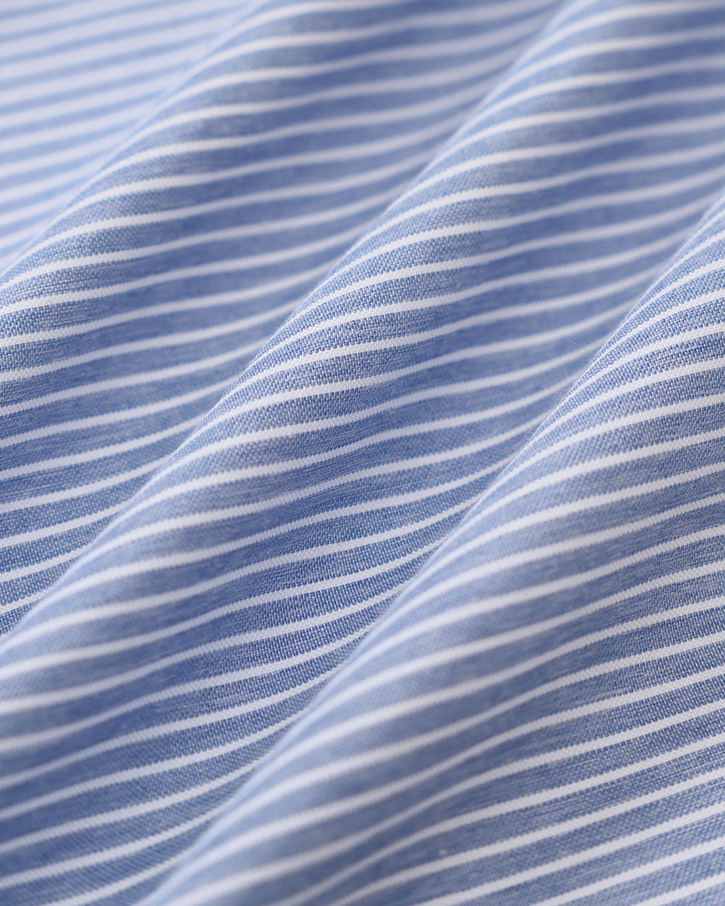 Striped Blue Mini Dress with Button Details