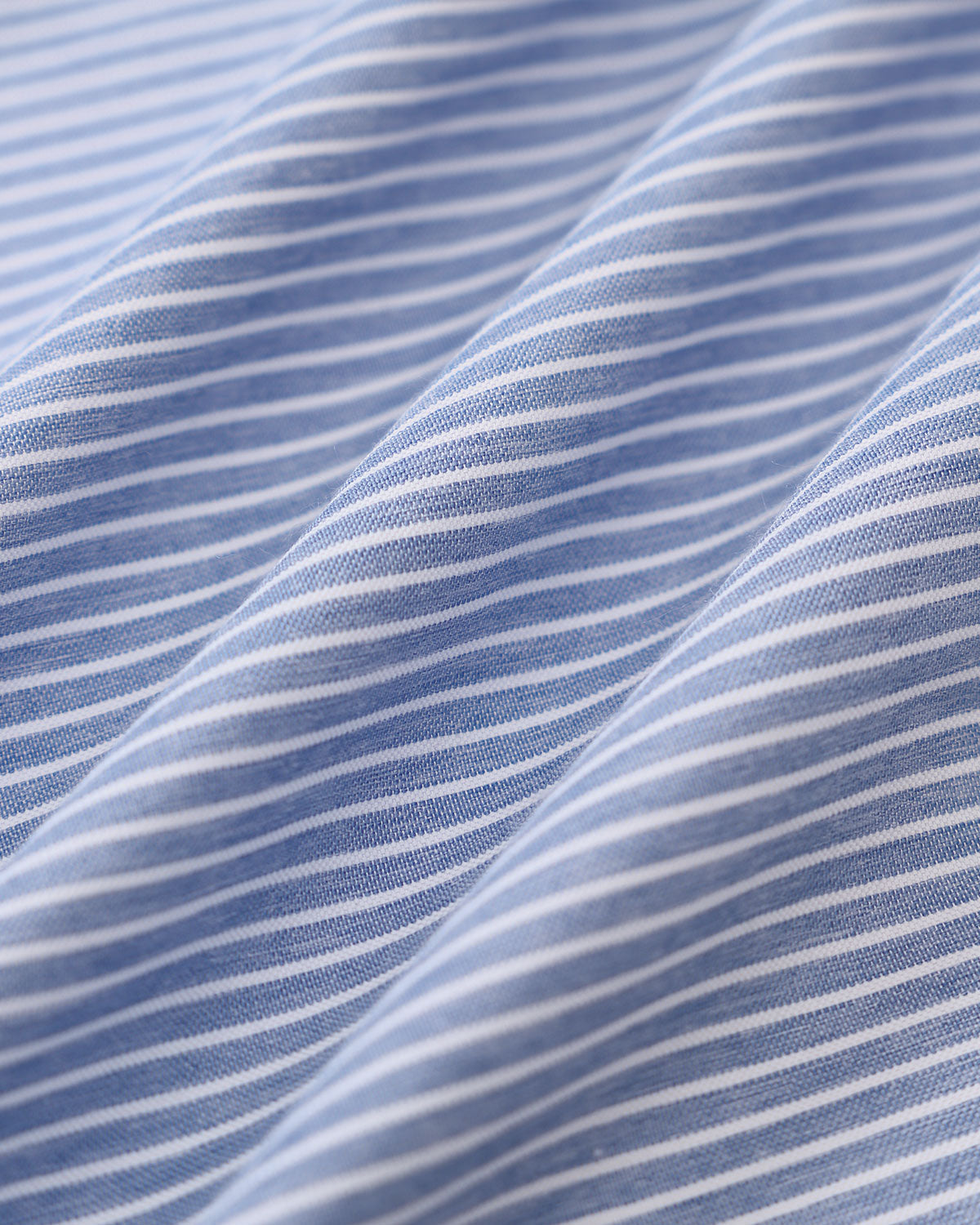 Striped Blue Mini Dress with Button Details