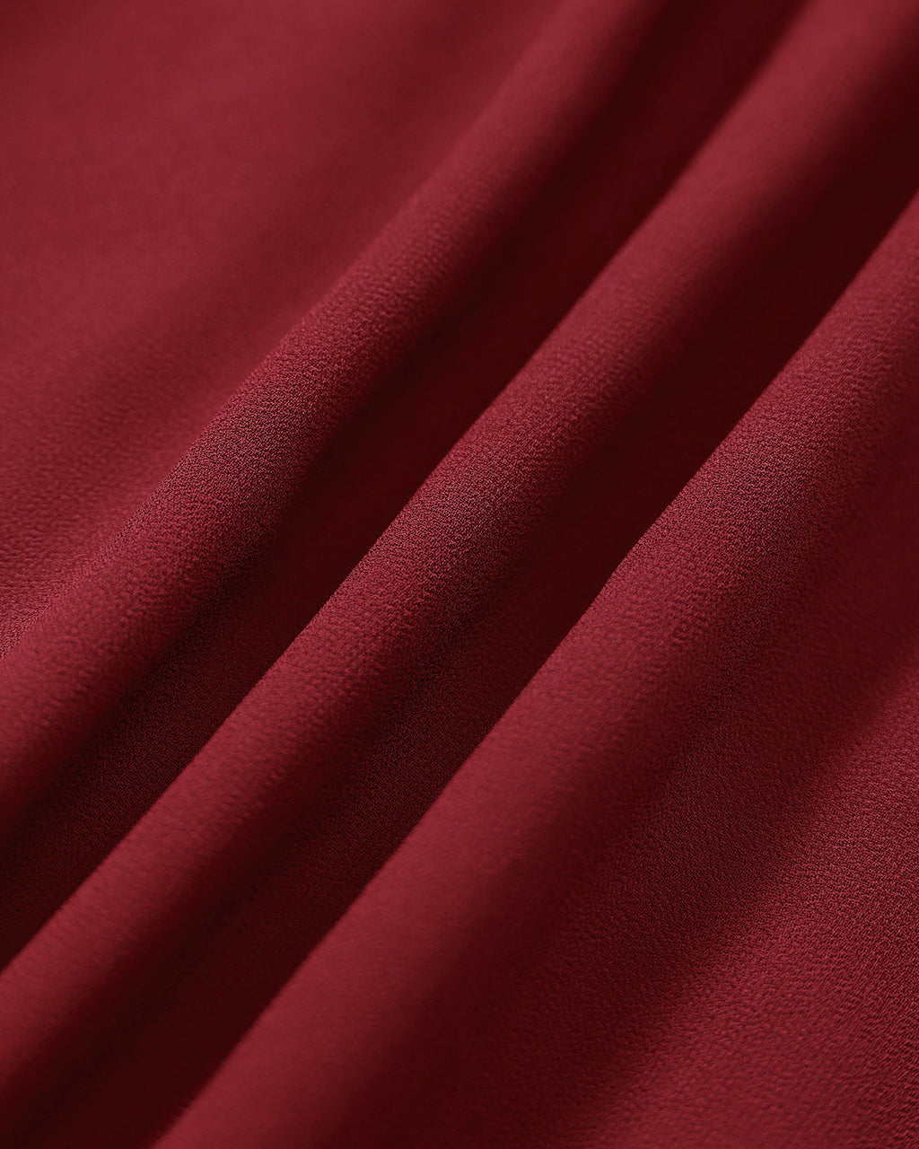 Sheer Red Mock Neck Mini Dress