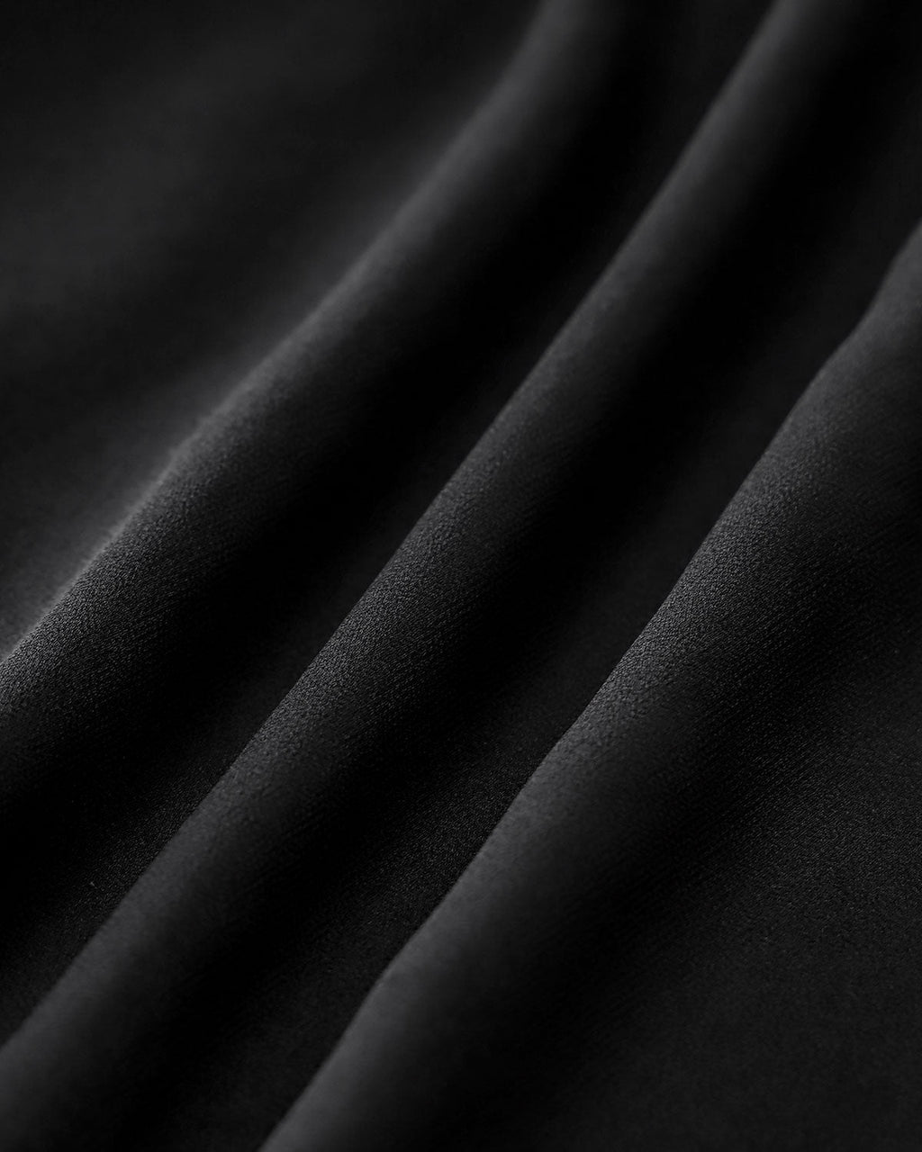 Chiffon Maxi Dress with Black Sweetheart Neckline