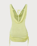 Emerald Drawstring Cover-Up