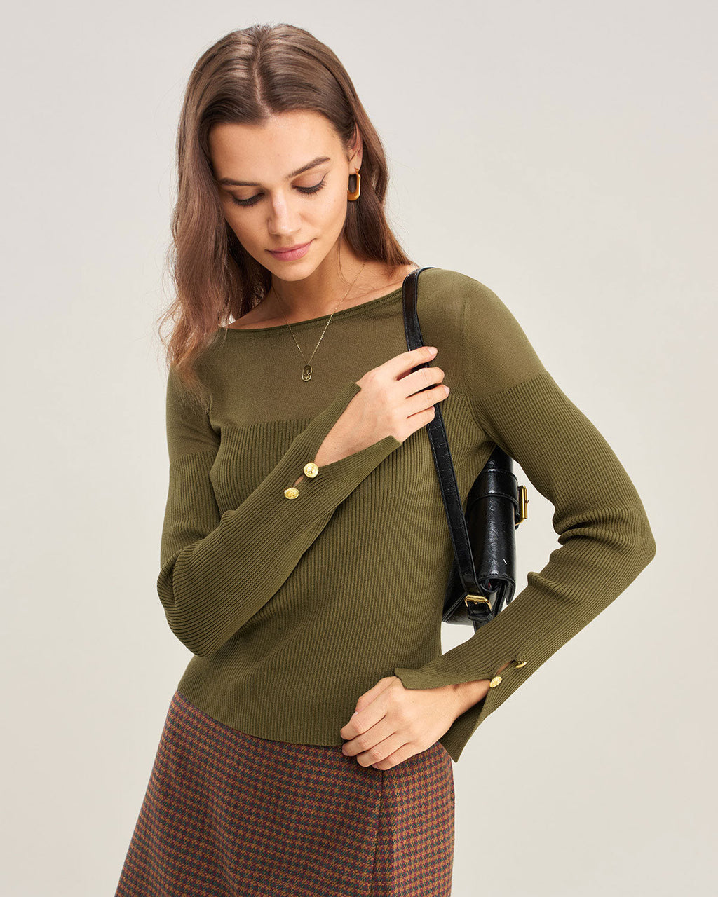 Translucent Green Knit T-Shirt
