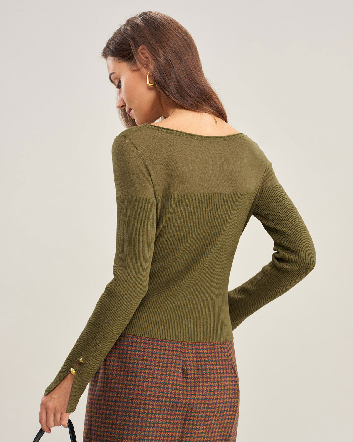 Translucent Green Knit T-Shirt