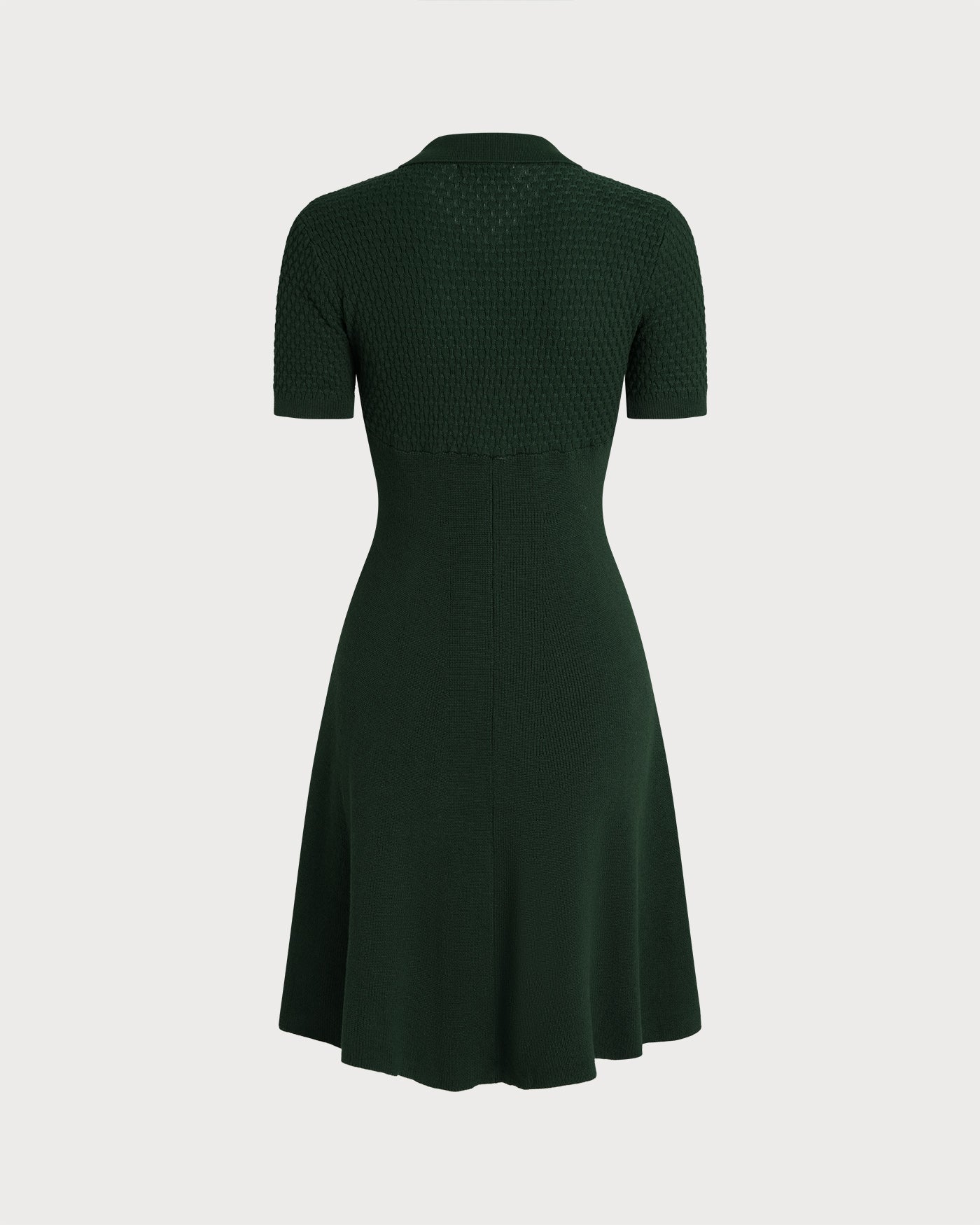 Emerald Knit Sweater Dress