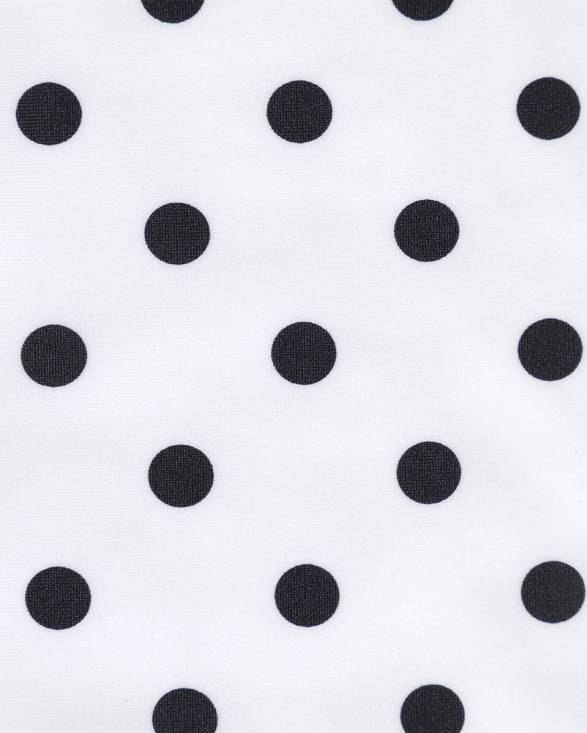 White Polka Dot Triangle Bikini Set with Halter Neck