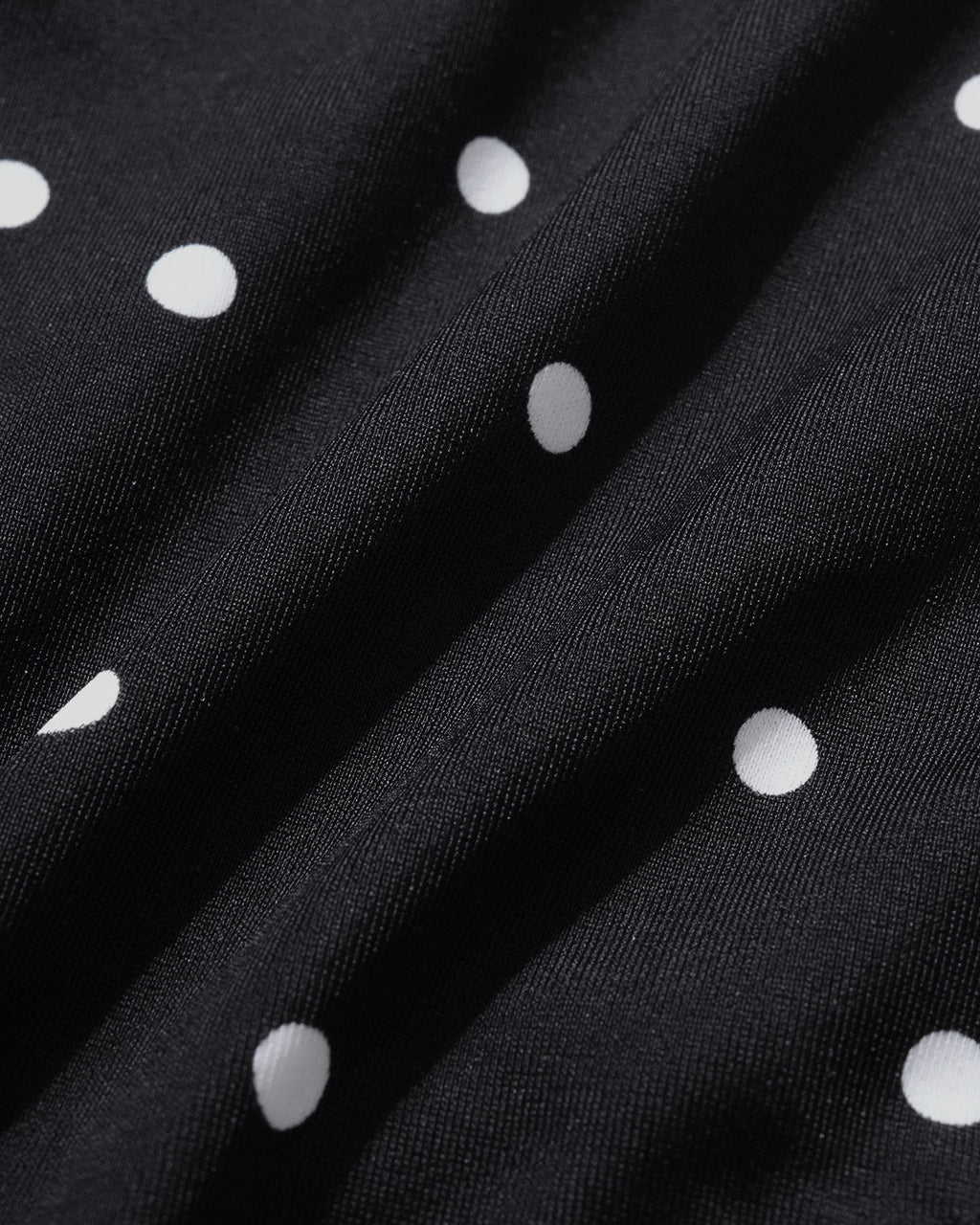 Polka Dot Bikini Set in Classic Black