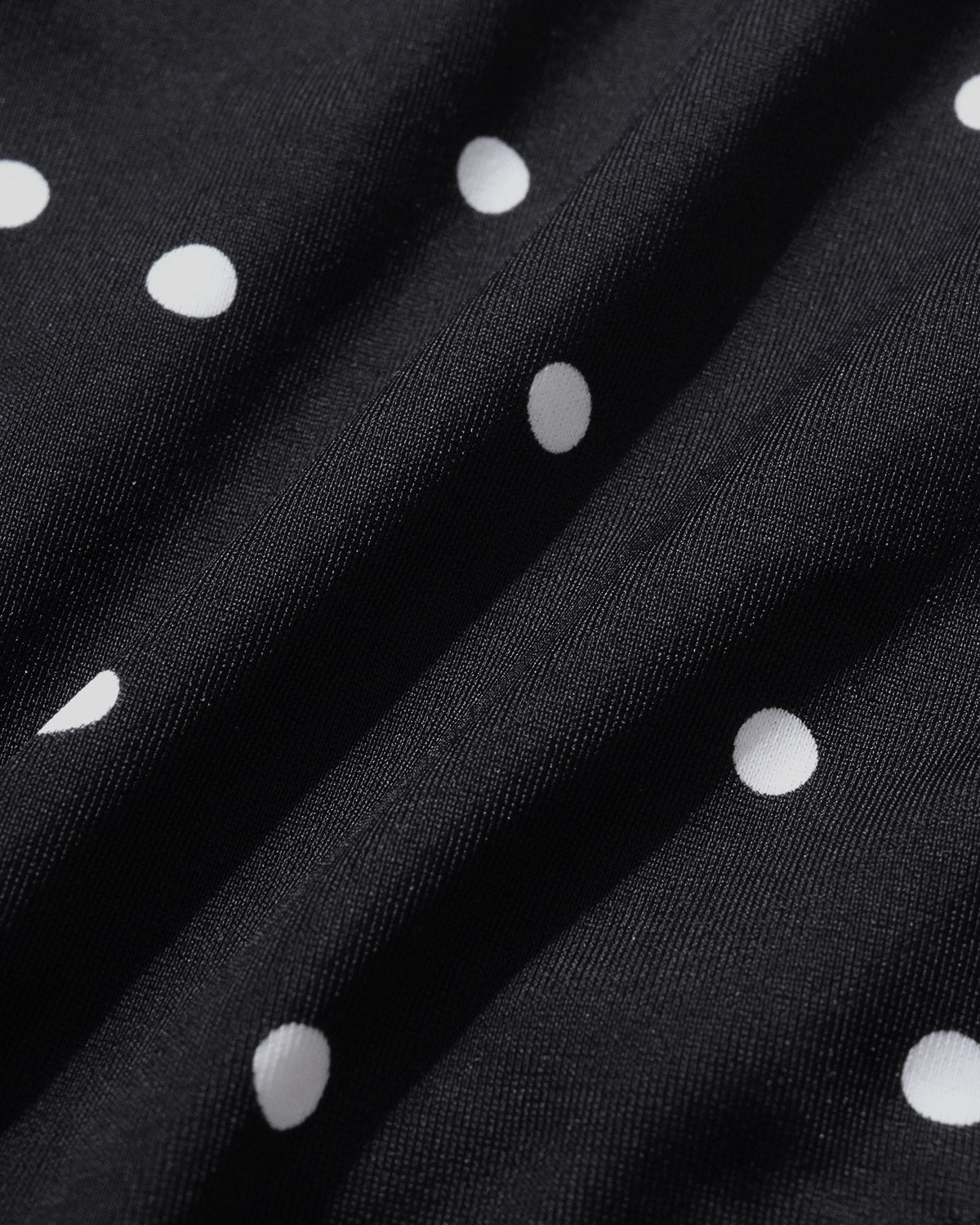Polka Dot Bikini Set in Classic Black