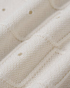Beige Textured Maxi Dress with Contrasting Details
