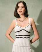 Beige Textured Maxi Dress with Contrasting Details