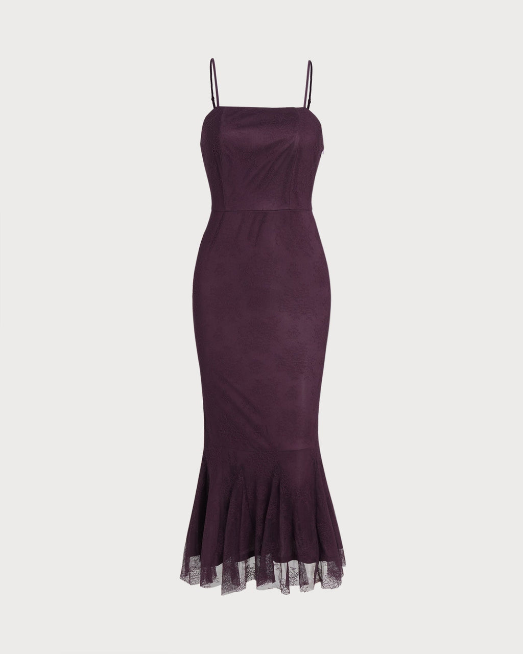 Purple Mermaid-Inspired Midi Dress