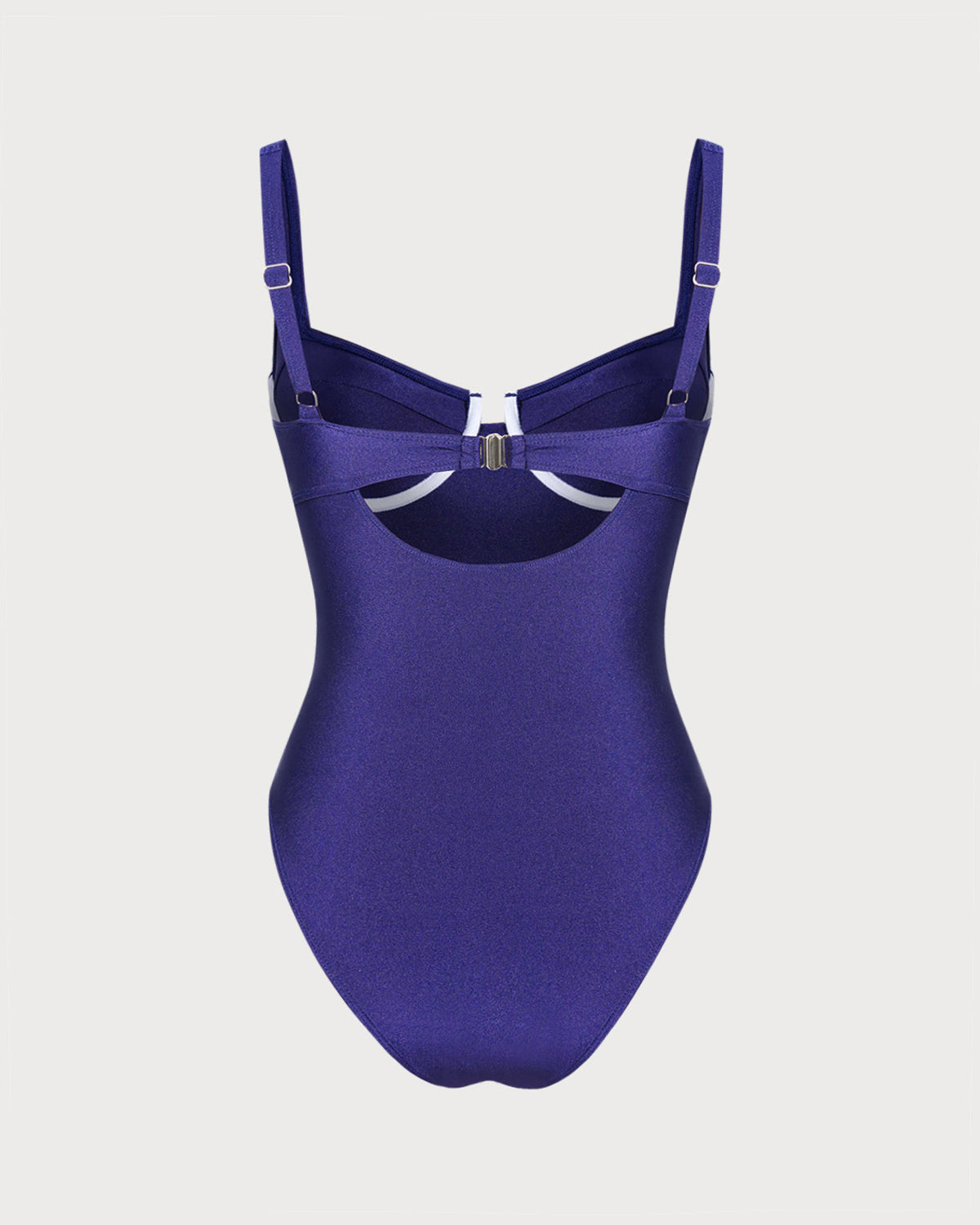Navy Underwire One-Piece Swimsuit