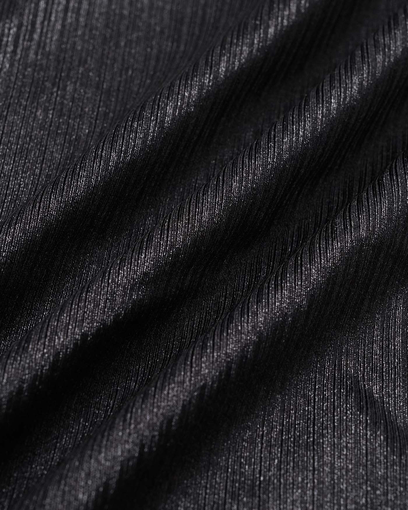 Solid Black O-Ring Bralette Bodysuit